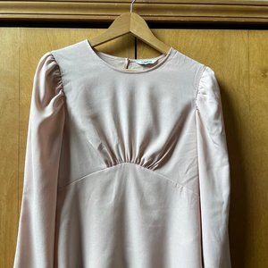 EXPRESS -Dressy Long Sleeved Peach Blouse - Women's Size S